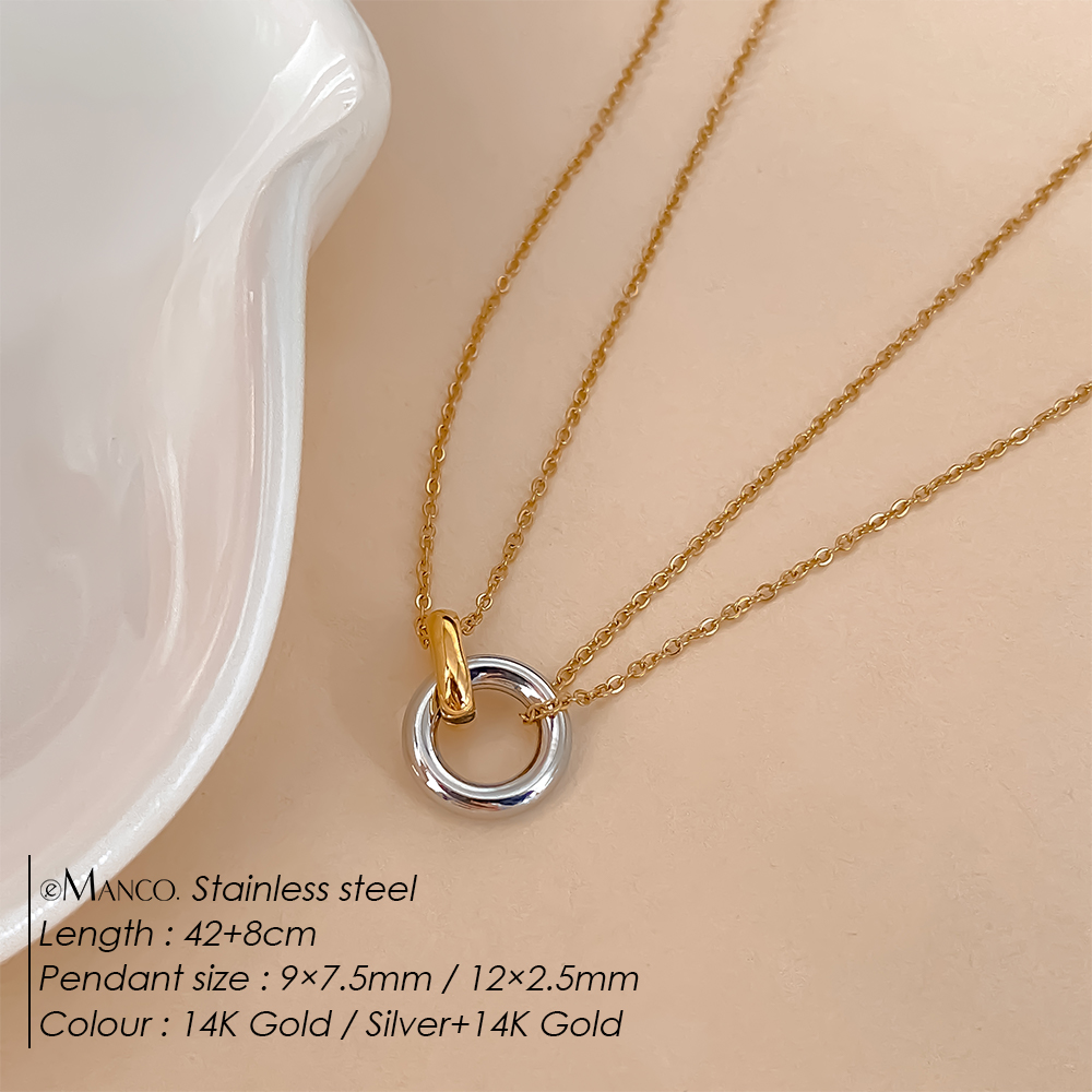 EMANCO Edelstahl Zweifarbige A – Birth Flower Necklace Bewertung und Preis